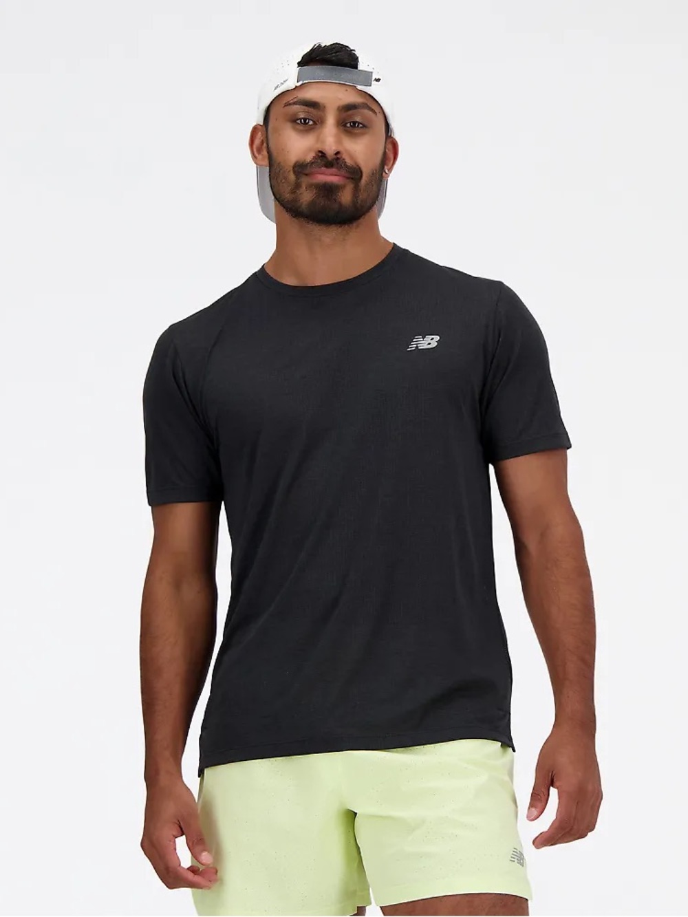 Brand New New Balance Black Short-Sleeve Performance Tee